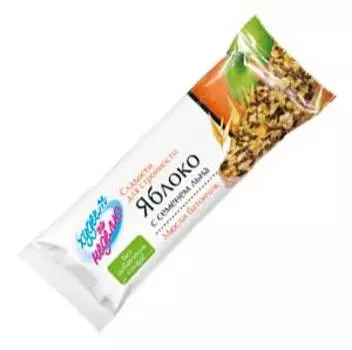 БиоСлимика Батончик-мюсли Яблоко с семенем льна 30 г