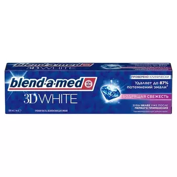 Blend-a-med 3D White Зубная паста Бодрящая свежесть 100 мл