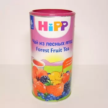 Чай "Hipp" лесные ягоды с 6 месяцев банка 200 г N1