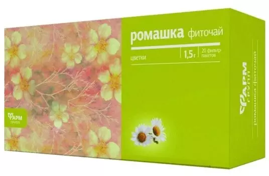 Ромашка фиточай фильтр-пакеты 1,5 г 20 шт