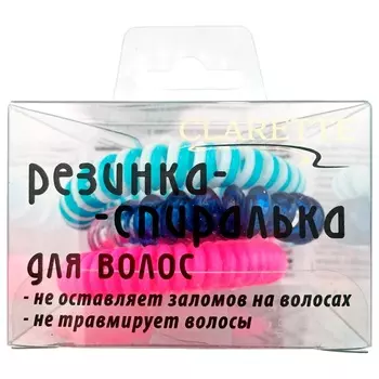 CHS 481 Резинка- спиралька для волос 3 штуки в упаковке