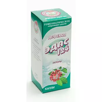 Дефекол Эдас-124 капли гомеопатические для приема внутрь 25 мл