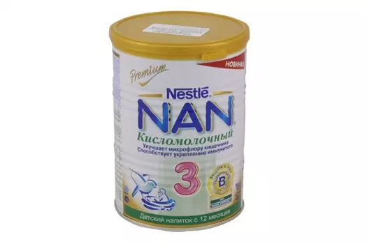 Детское питание Nan 3 Кисломолочный смесь сухая 400 г
