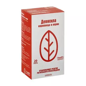 Девясил корневища и корни фильтр-пакеты 1,5 г 20 шт