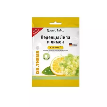 Доктор Тайсс Леденцы с витамином С пакетик 75 г 1 шт Липа-Лимон