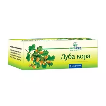 Дуб кора фильтр-пакеты 1,5 г 20 шт