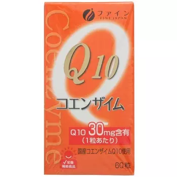 Fine Japan Коэнзим Q10 с витамином В1 капсулы 60 шт