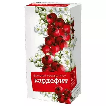 Фиточай Алтай № 27 Кардефит фильтр-пакеты 20 шт