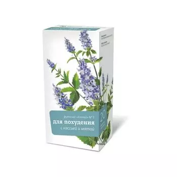 Фиточай Алтай № 3 для похудения Кассия-Мята фильтр-пакеты 30 шт