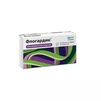 Флогардин 125 мг таблетки 6 шт