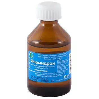 Формидрон 3,7% раствор для наружного применения 50 мл