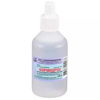 Формидрон 3,7% раствор для наружного применения 100 мл