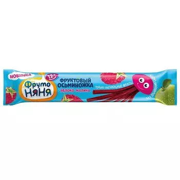 ФрутоНяня Фруктовый осьминожка Яблоко-Малина 16 г