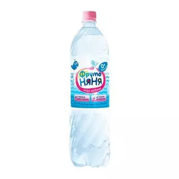 ФрутоНяня вода питьевая артезианская детская 1,5л