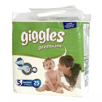Giggles Prenium Junior Подгузники для детей 11-25 кг 25 шт