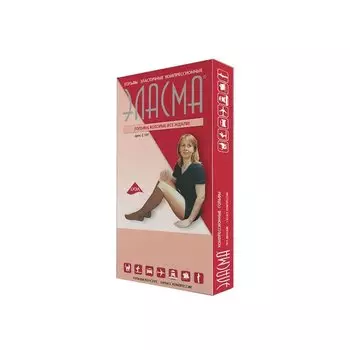 Гольфы Эласма женские эласт. компрес.1 разм.3( М) черн.