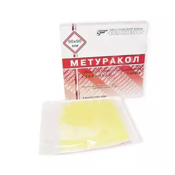 Метуракол Губка для закрытия ран 90 мм х 90 мм