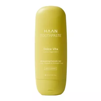Haan Паста зубная с фтором и пребиотиками 50 мл Лимон-Шалфей-Мята