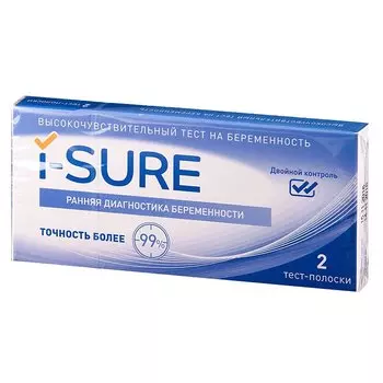 i-SURE тест на беременность 2 шт