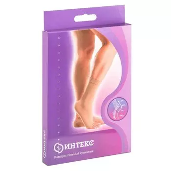 Интекс Бандаж на голеностопный сустав 2 класс размер M Бежевый