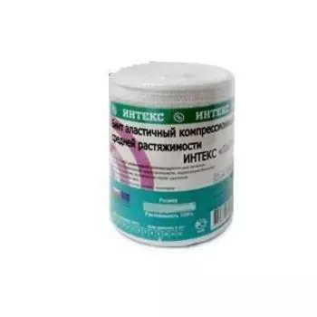 Интекс-Лайт Бинт эластичный компрессионный средней растяжимости 1,5 м х 8 см 1 шт