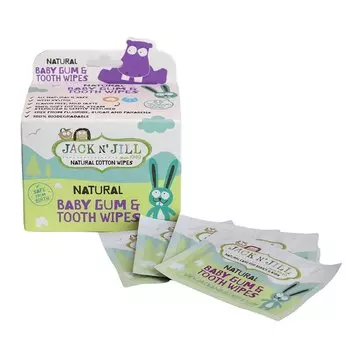 Jack N' Jill Салфетки для полости рта с ксилитом детские 25 шт