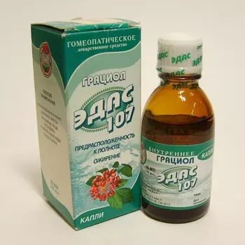 Грациол Эдас-107 капли гомеопатические для приема внутрь 25 мл