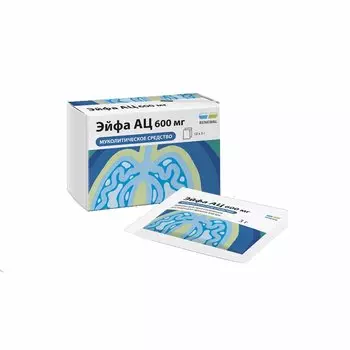 Эйфа АЦ 600 мг гранулы для приготовления раствора 3 г 10 шт