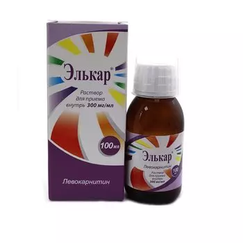 Элькар 300 мг/мл раствор для приема внутрь 100 мл