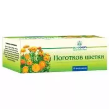 Ноготков цветки / Календула фильтр-пакеты 1,5 г 20 шт