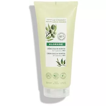 Klorane Крем для душа питательный Молочко миндаля-Органическое масло Купуасу 200 мл