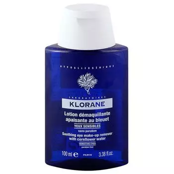 Klorane Лосьон для снятия макияжа с глаз с экстрактом василька 100 мл
