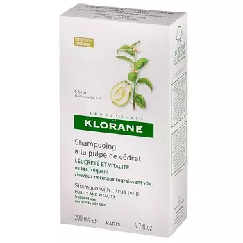 Клоран Шампунь с молочком миндаля д/тонк.волос 200 мл