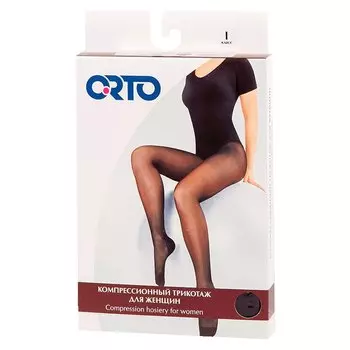 Orto Колготки компрессионные 1 класс компрессии размер Q+ Черные