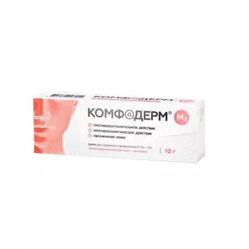 Комфодерм М2 0,1%+2% крем для наружного применения 10 г