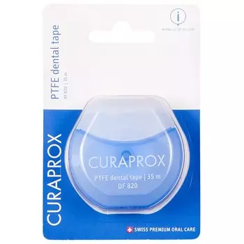 Curaprox Нить зубная тефлоновая с хлоргексидином 35 м