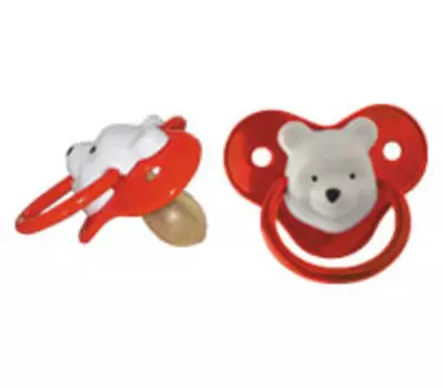 Курносики Пустышка латексная классическая "Мишка"
