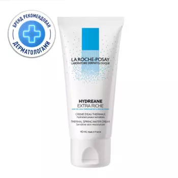 La Roche-Posay Hydreane Extra Riche Крем увлажняющий для сухой и обезвоженной кожи лица и шеи 40 мл