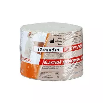 Lauma Бинт медицинский эластичный компрессионный высокой растяжимости 5 м х 10 см 1 шт