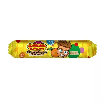 Лава Лава Аскорбинка детская таблетки жевательные Апельсин 10 шт