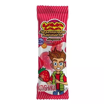 Лава Лава Петушок карамель Клубника 17 г