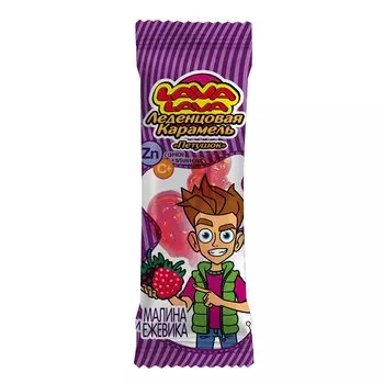 Лава Лава Петушок карамель Малина-Ежевика 17 г