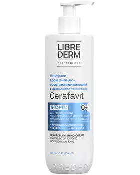 Librederm Церафавит Крем для лица и тела липидовосстанавливающий 400 мл