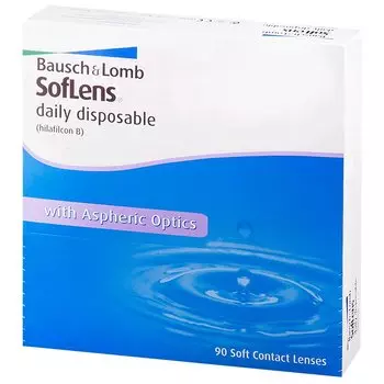 Линза контактная SofLens Daily Disposable BC=8,6 -4,50 90 шт