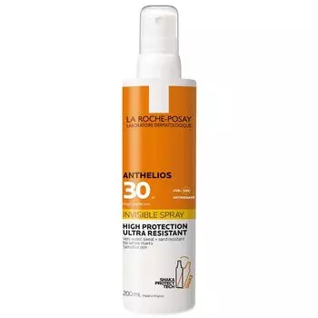 La Roche-Posay Anthelios Спрей солнцезащитный для лица и тела невидимый SPF 30 200 мл