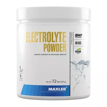 Maxler Электролиты порошок Натуральный вкус 204 г