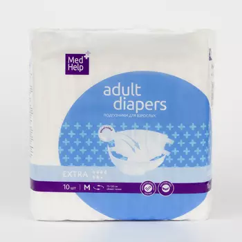 MedHelp Подгузники для взрослых размер M 10 шт