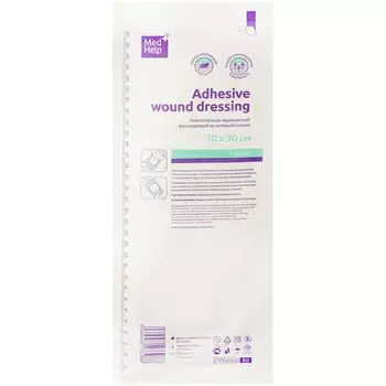 Медхелп Повязка на рану стерильная 10 х 30 см 1 шт