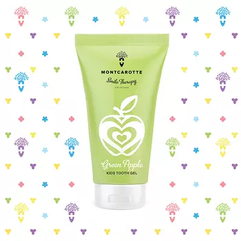 Montcarotte зубная паста-гель для детей 0-10 лет Яблоко 30 мл