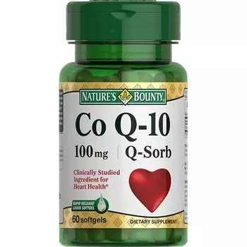 Nature's Bounty Коэнзим Q10 100 мг капсулы 60 шт